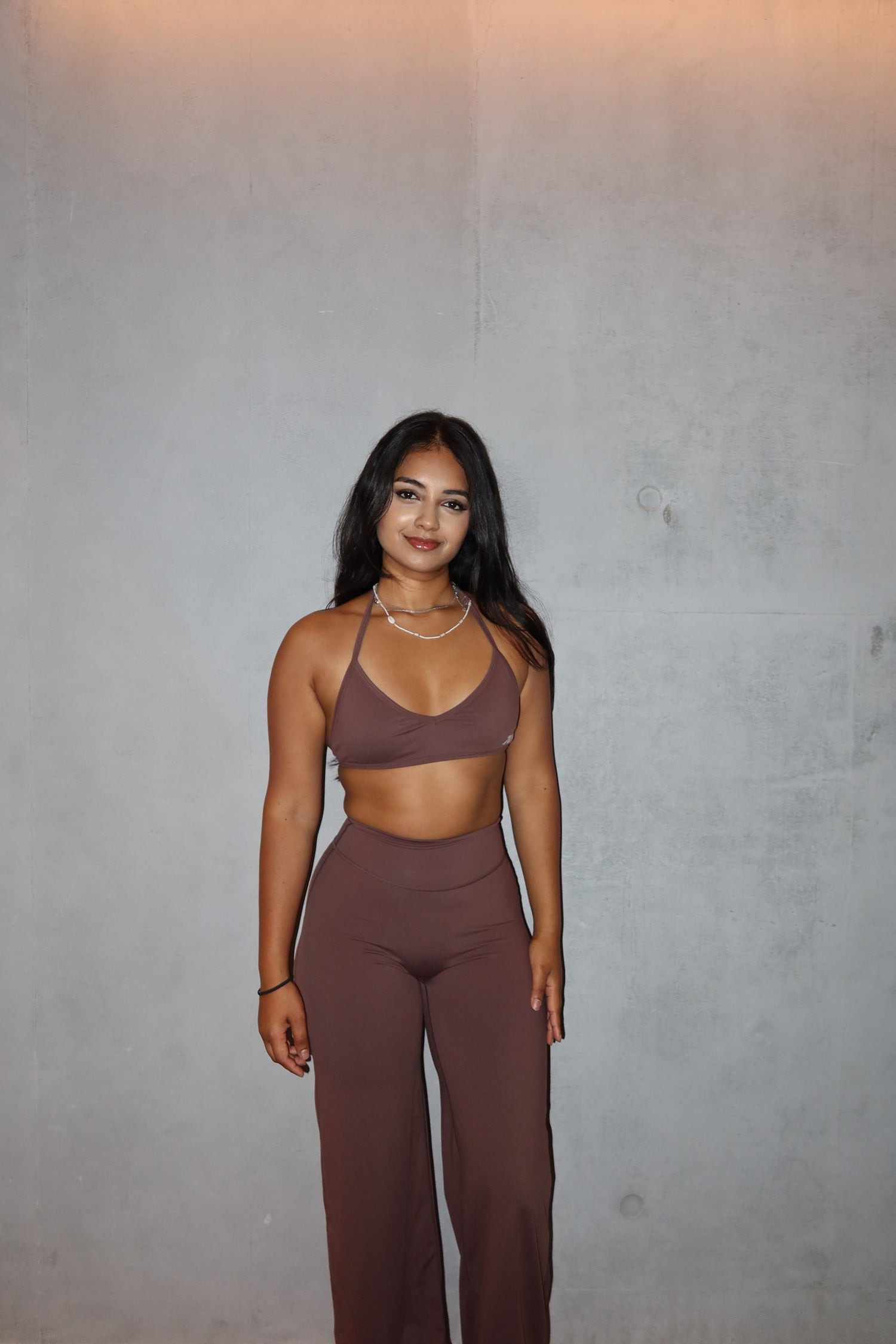 Luxe Sports Bra - Chocolate