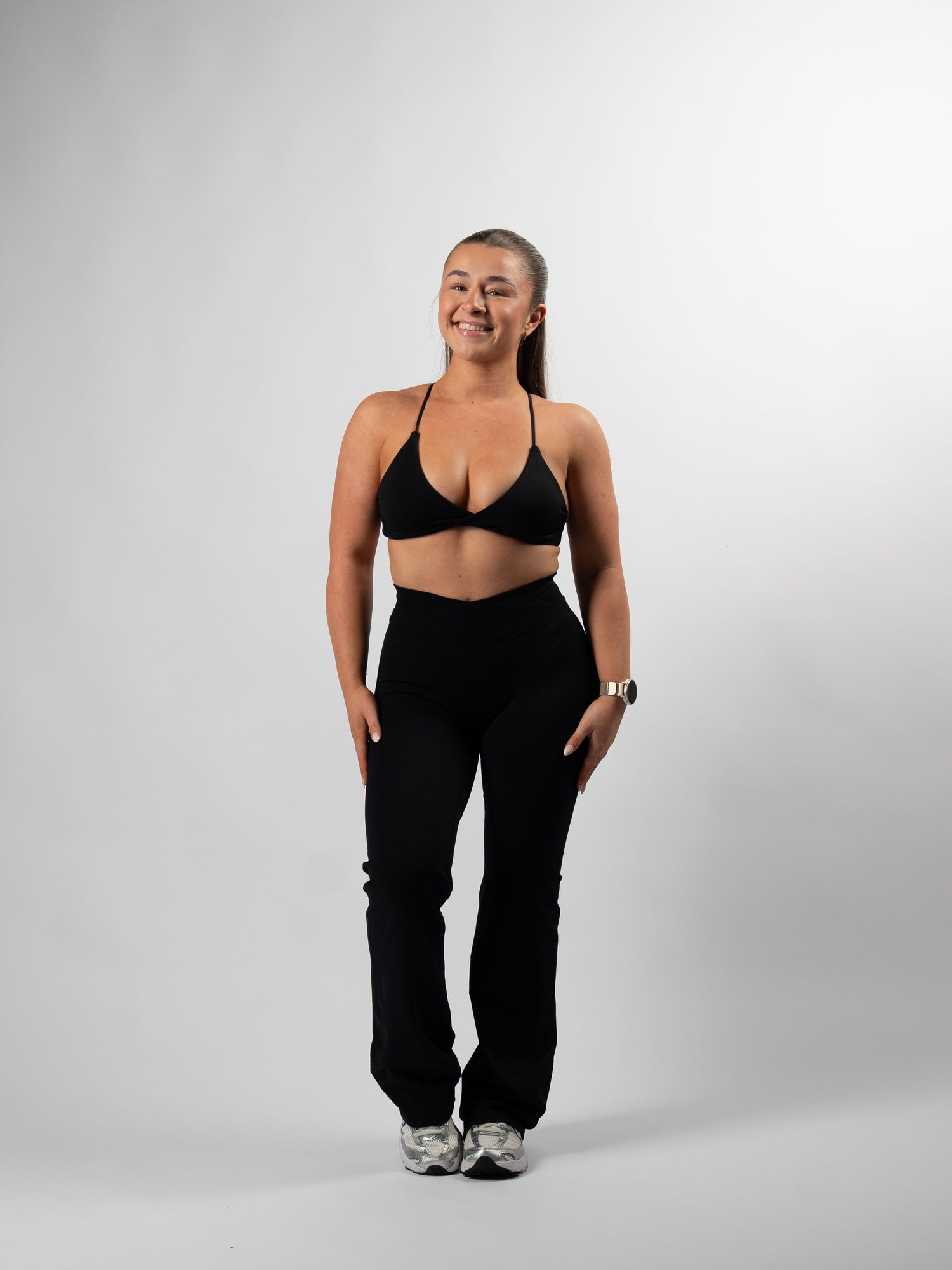 Core Twist Bra - Black