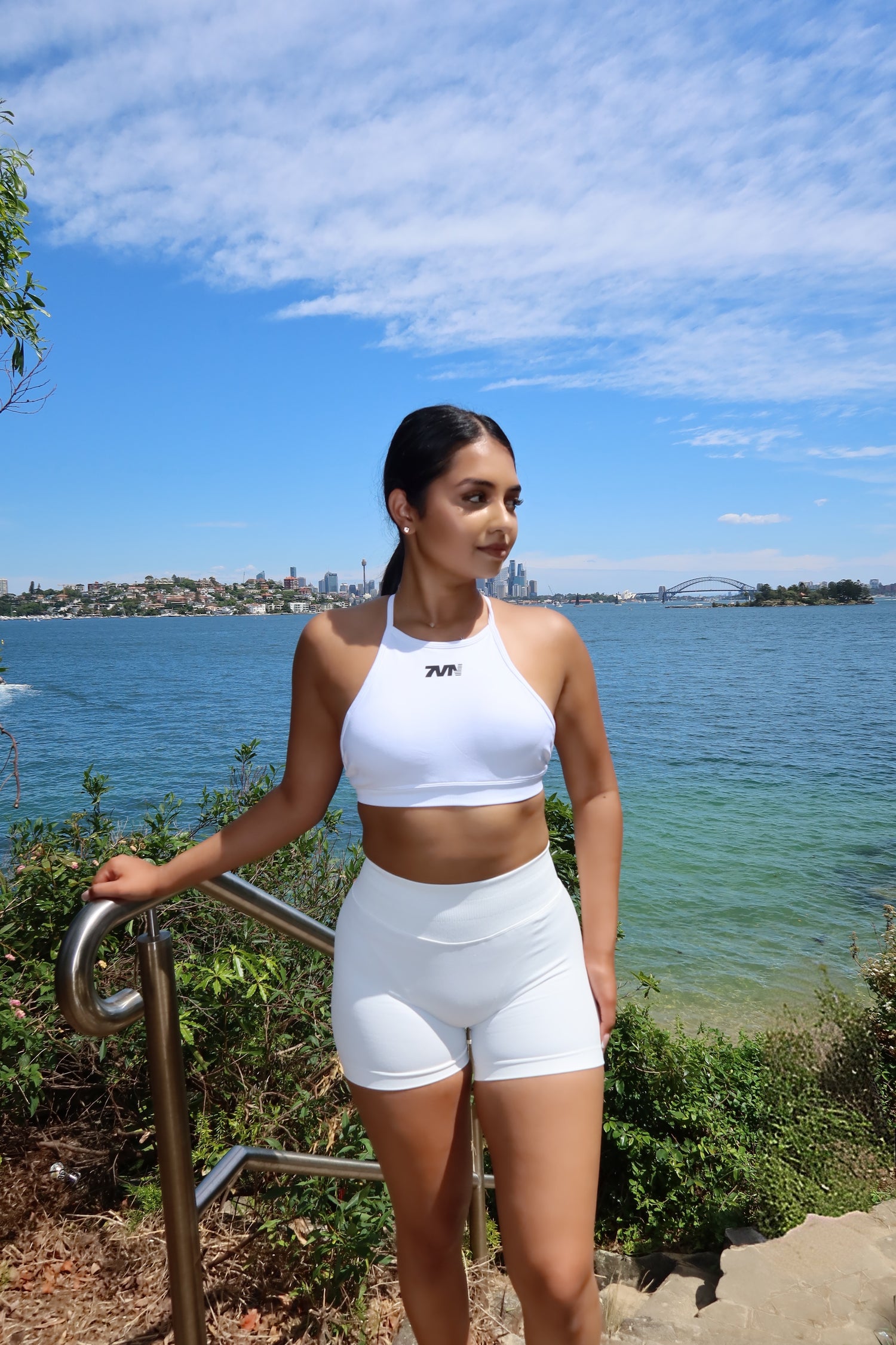 Snatched Enhanced Halter Top - White
