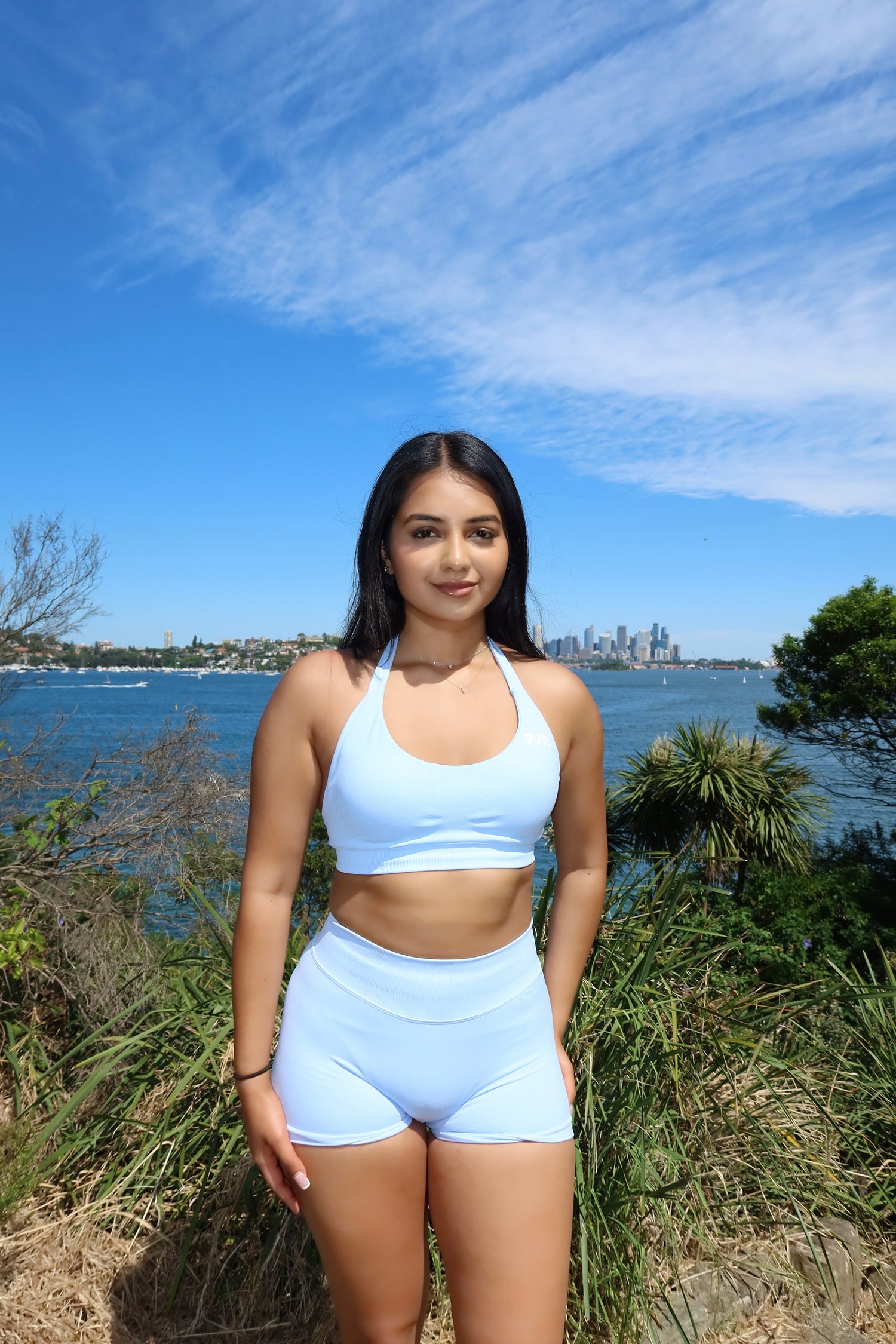 Snatched Enhanced Sports Bra - Baby Blue