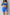 Two-Toned Signature Sports Bra - Royal Blue