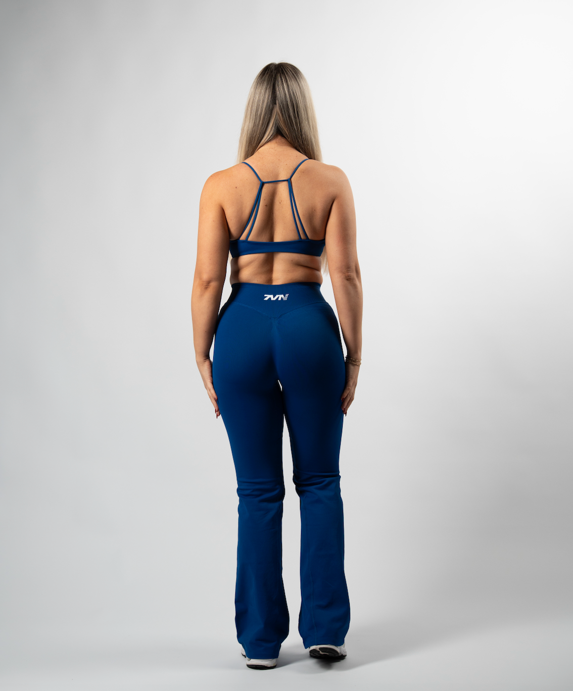 Core Twist Bra - Deep Blue