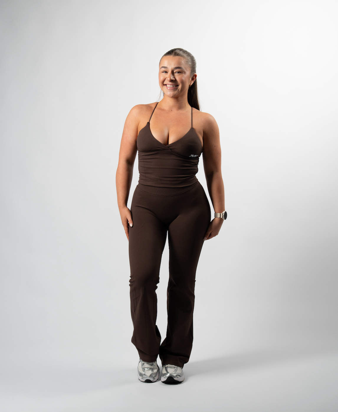 Core Longline Top - Brown