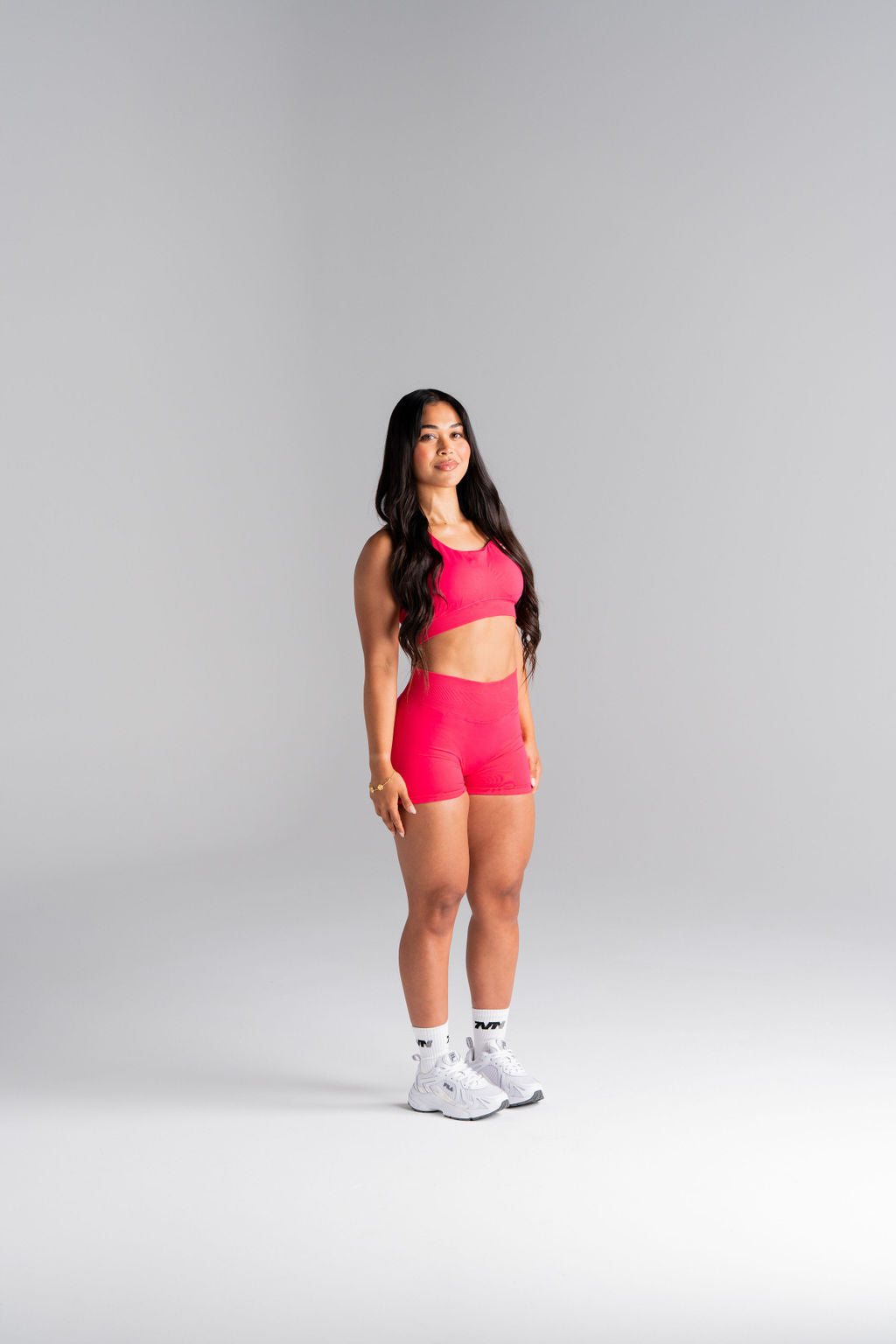 Snatched Enhanced Sports Bra - Hibiscus